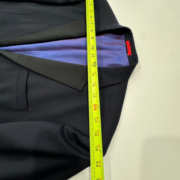 Italian Bartorelli Napoli Black satin Lapels Wool Formal Tuxedo Jacket,  Size 58 - Picture 11 of 17